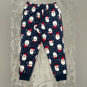 Old Navy Match The Family Santa Christmas Pajama Jogger Pants Men’s Small NWT